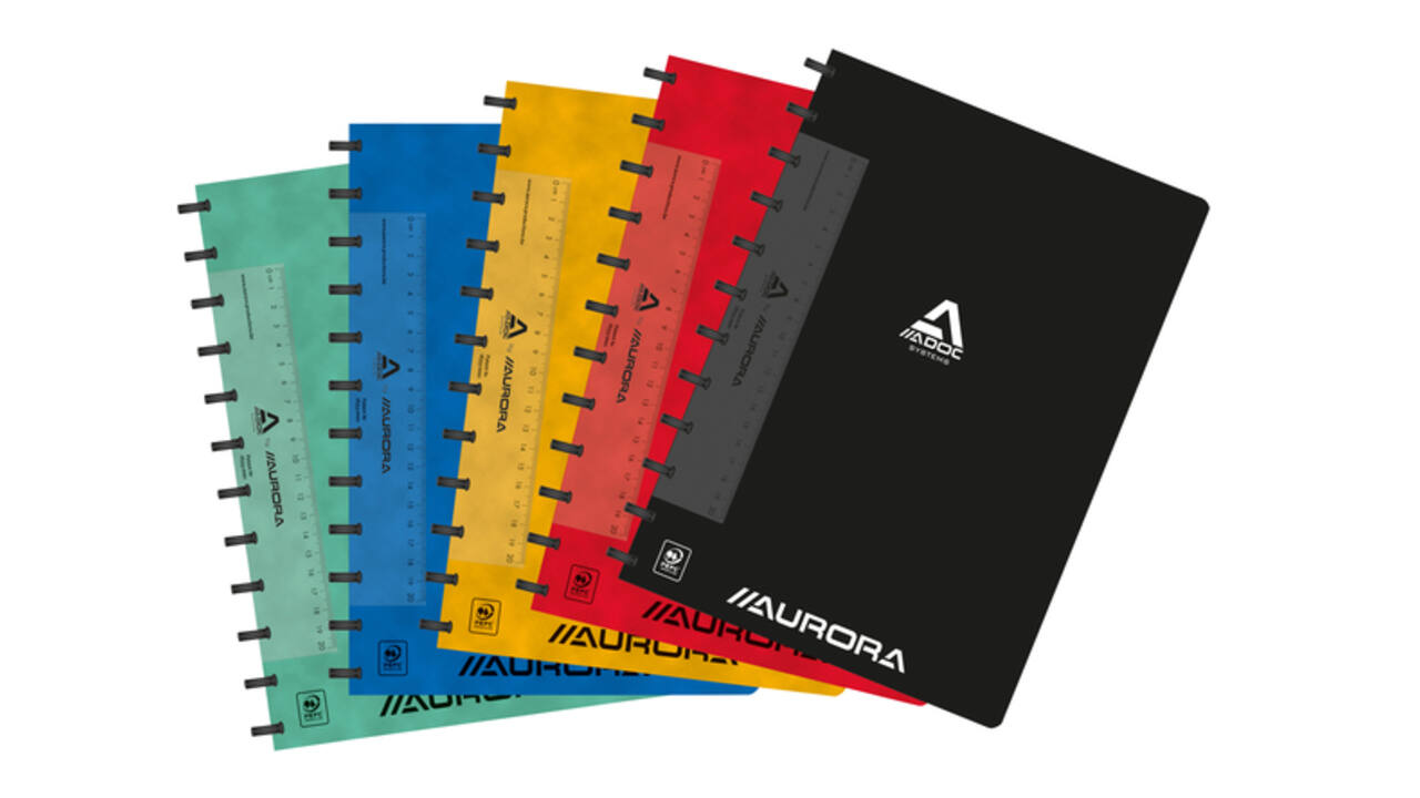 Schrift Adoc Classic A4 ruit 4x8mm 144 pagina's 90gr assorti