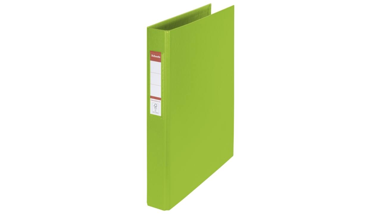 Ringband Esselte VIVIDA A4 25mm 30% gerecycled PP folie groen