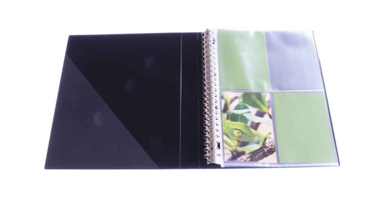 Fototas Multo A4 23-gaats 4-vaks 10X15cm PP transparant 10 stuks