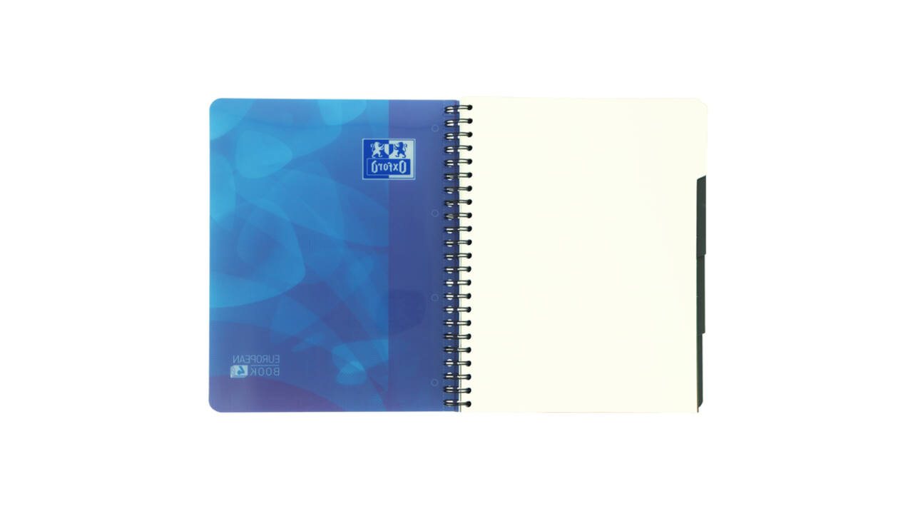 Projectboek Oxford School A4+ lijn 4-gaats 240 pagina's 80gr blauw