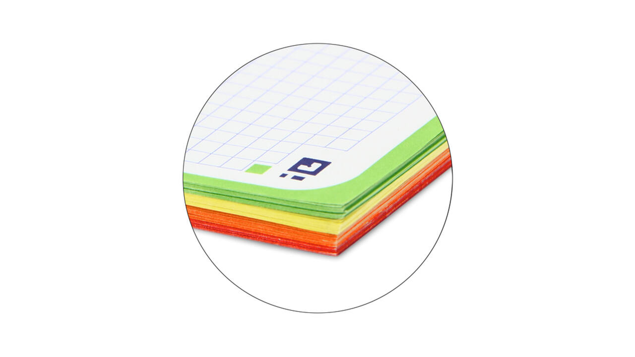 Projectboek Oxford School A5+ lijn 6-gaats 240 pagina's 80gr blauw
