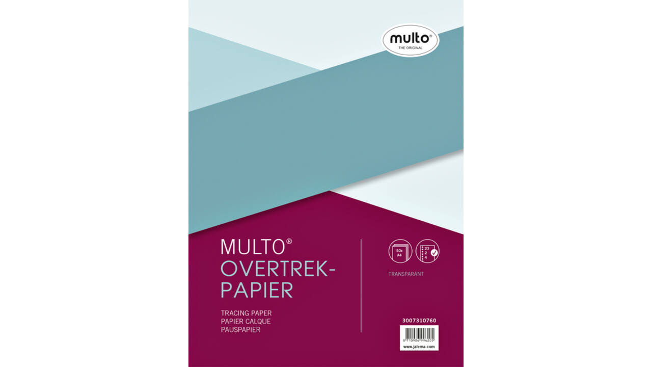Interieur Multo overtrekpapier A4 23-gaats 50 vel