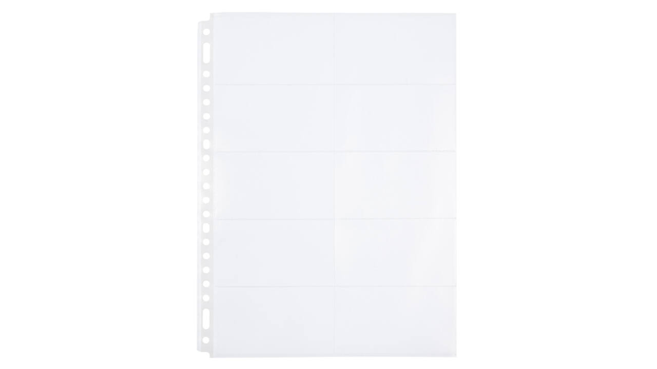 Showtas Multo 23-gaats A4 235x312mm PP voor 10 visitekaartjes 10 stuks