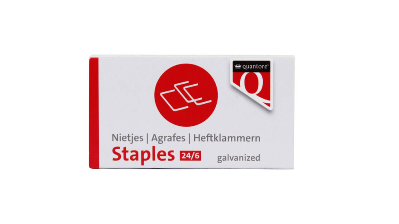 Nieten Quantore 24/6 1000 stuks verzinkt