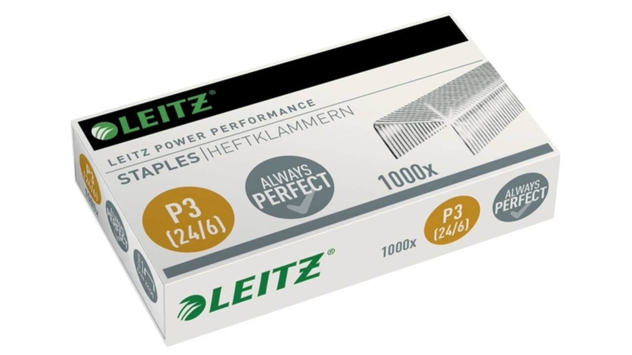 Nieten Leitz 24/6 verzinkt 1000 stuks