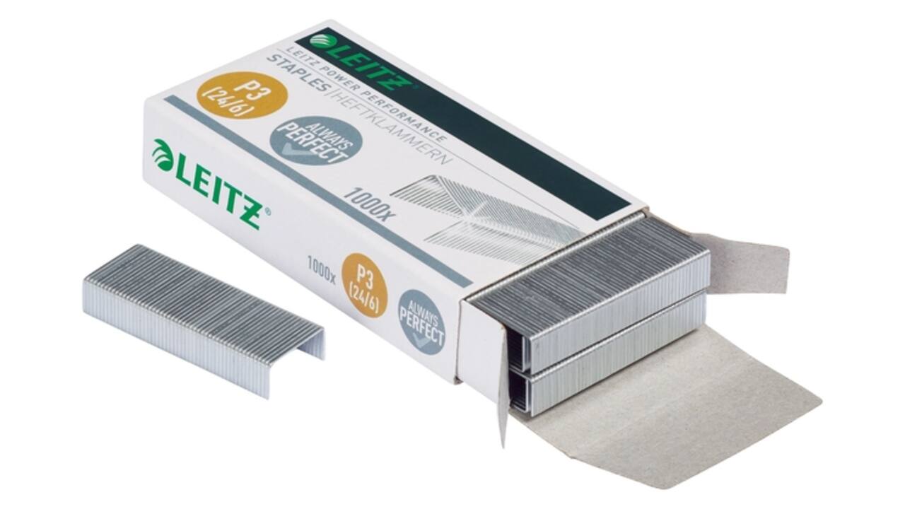 Nieten Leitz 24/6 verzinkt 1000 stuks