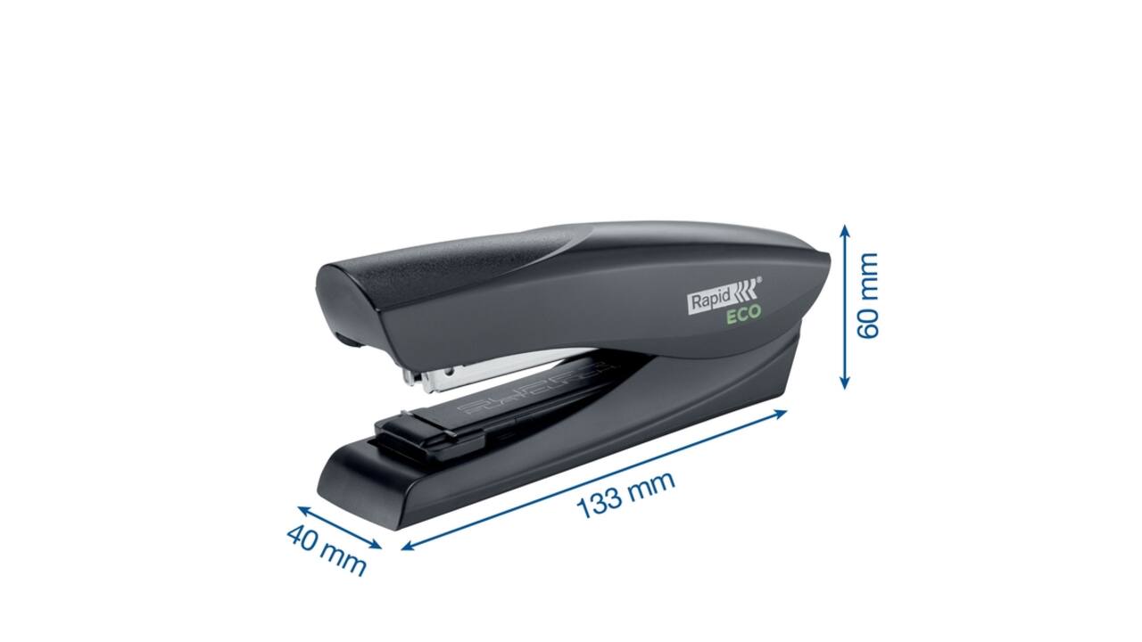 Nietmachine Rapid Fashion Eco half-strip 25 vel zwart