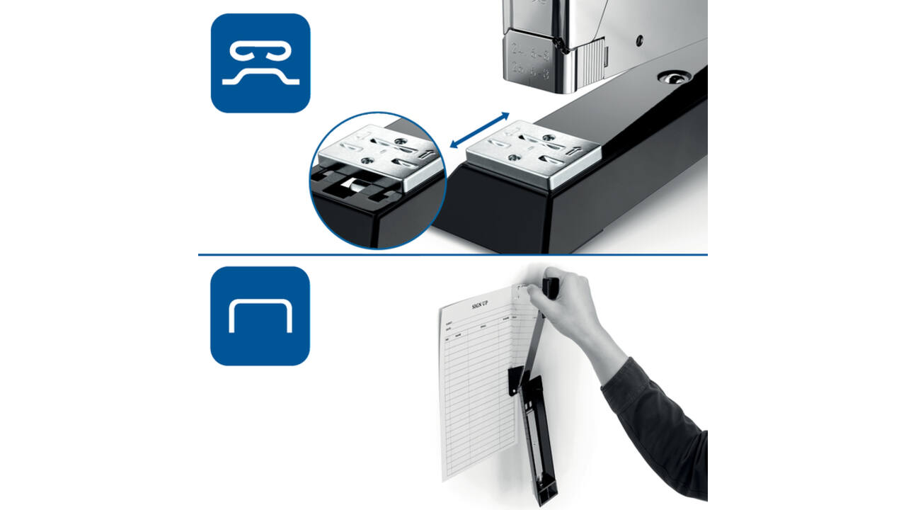 Nietmachine Rapid Retro Classic full-strip K2 50 vel zwart
