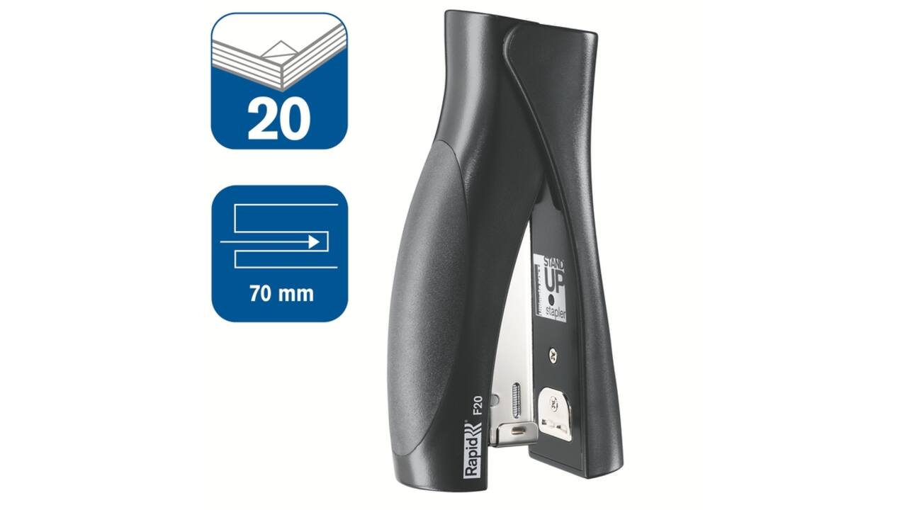 Nietmachine Rapid Fashion F20 Ultimate standup 20 vel zwart