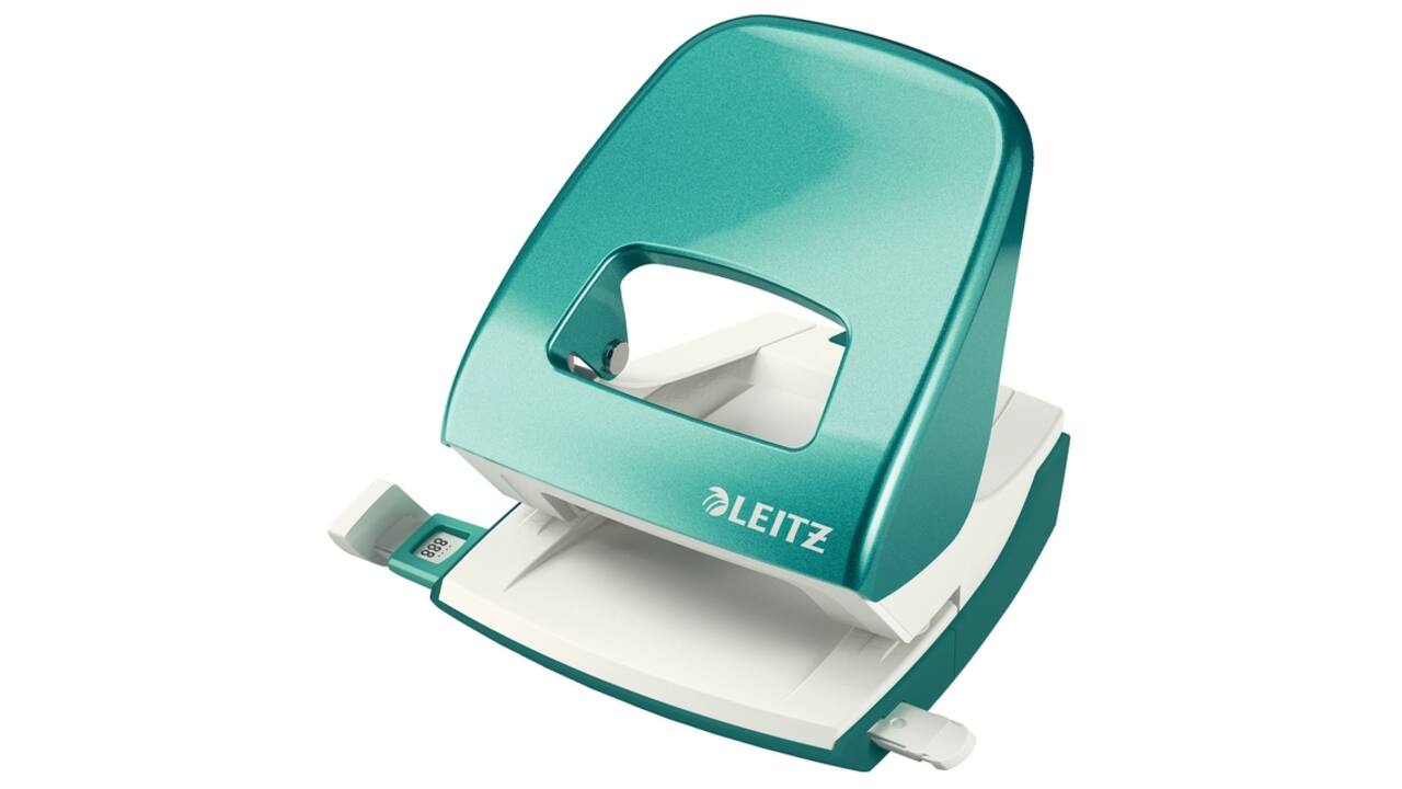 Perforator Leitz WOW 5008 NeXXt  metaal 30 vel ijsblauw