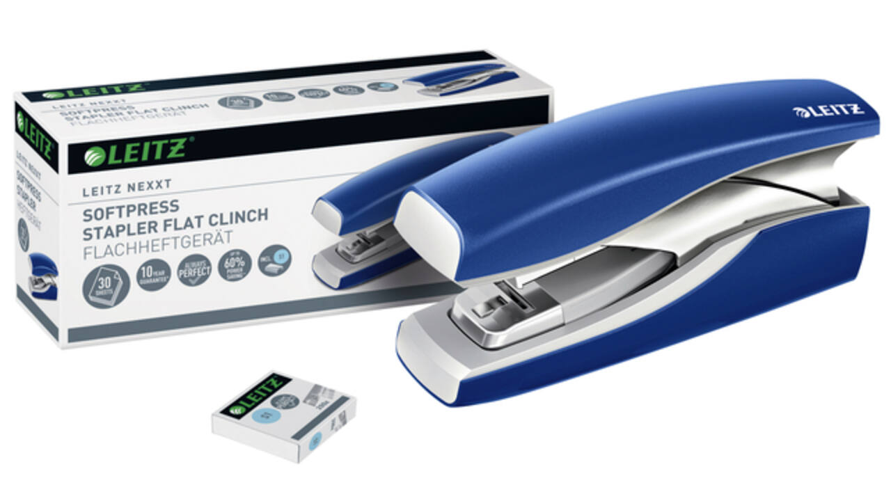 Nietmachine Leitz NeXXt 5603 Softpress 30vel blauw