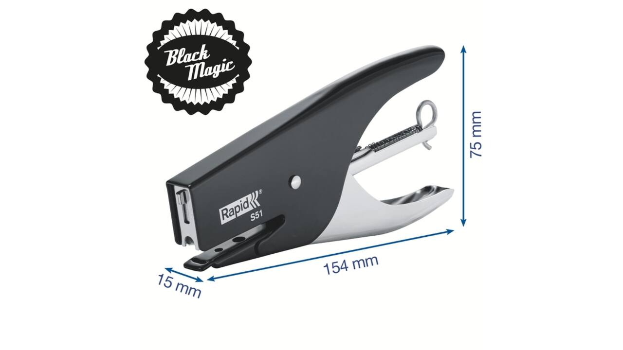 Niettang Rapid Classic S51 12 vel zwart