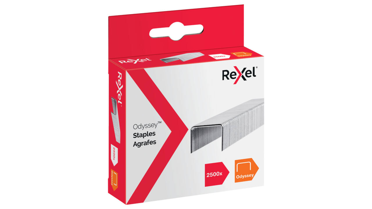Nieten Rexel Odyssey verzinkt 2500 stuks