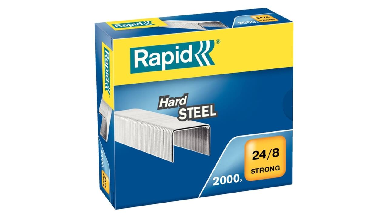 Nieten Rapid 24/8 staal strong 2000 stuks