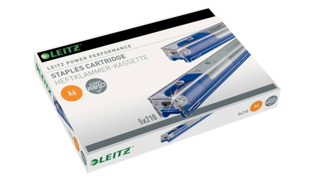 Nieten Leitz cartridge K6 26/6 5x210 stuks