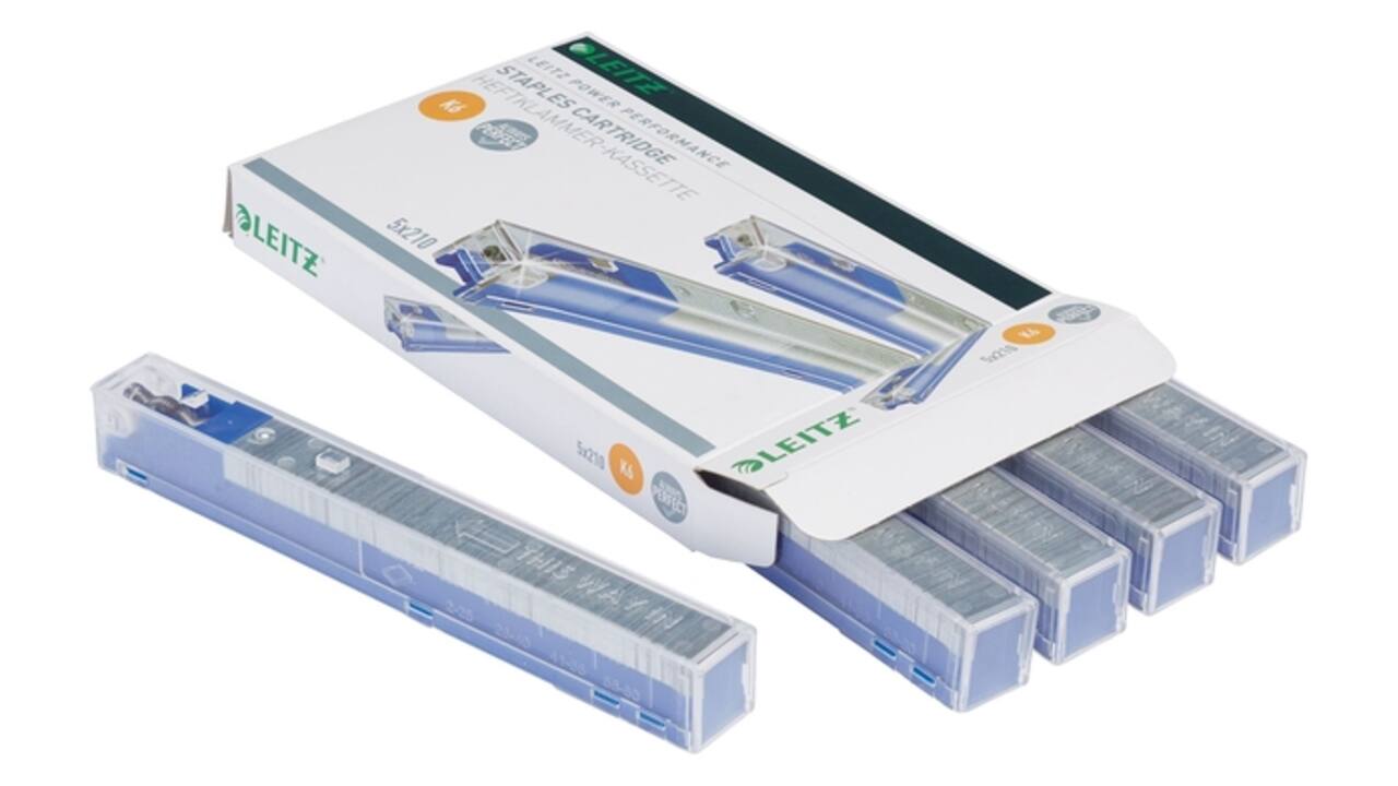 Nieten Leitz cartridge K6 26/6 5x210 stuks