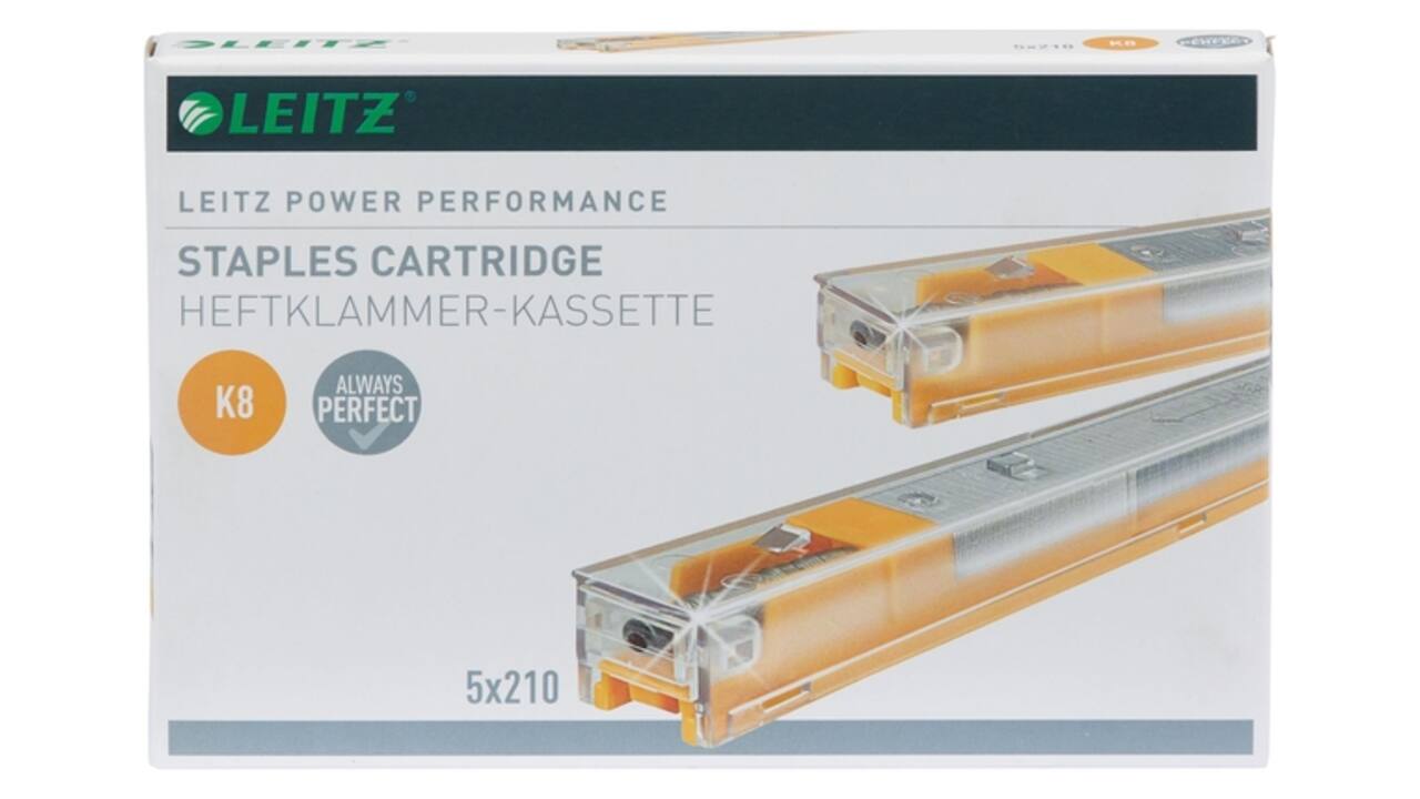Nieten Leitz cassette K8 26/8 verzinkt 1050 stuks