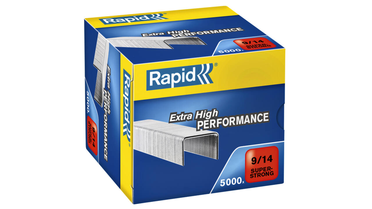 Nieten Rapid 9/14 gegalvaniseerd super strong 5000 stuks