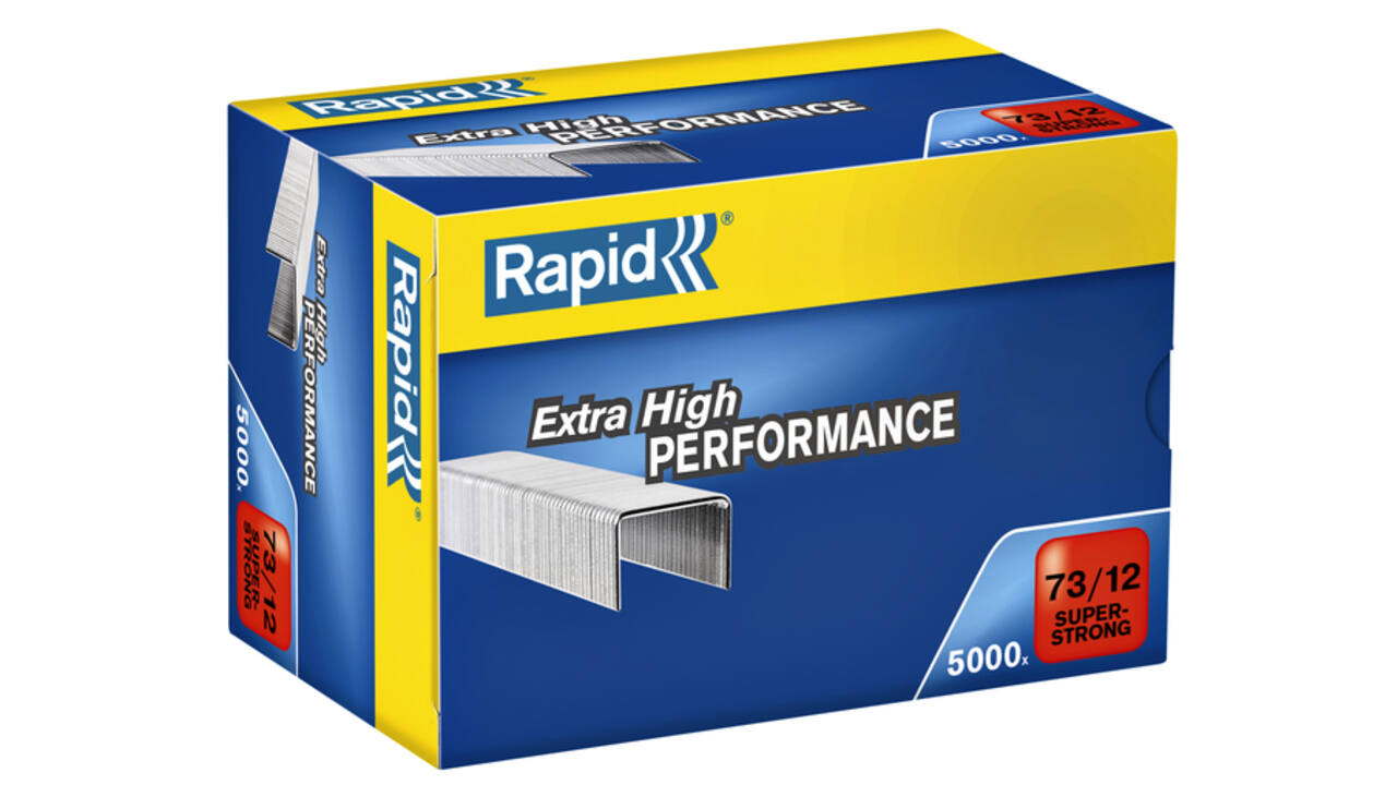 Nieten Rapid 73/12 gegalvaniseerd super strong 5000 stuks