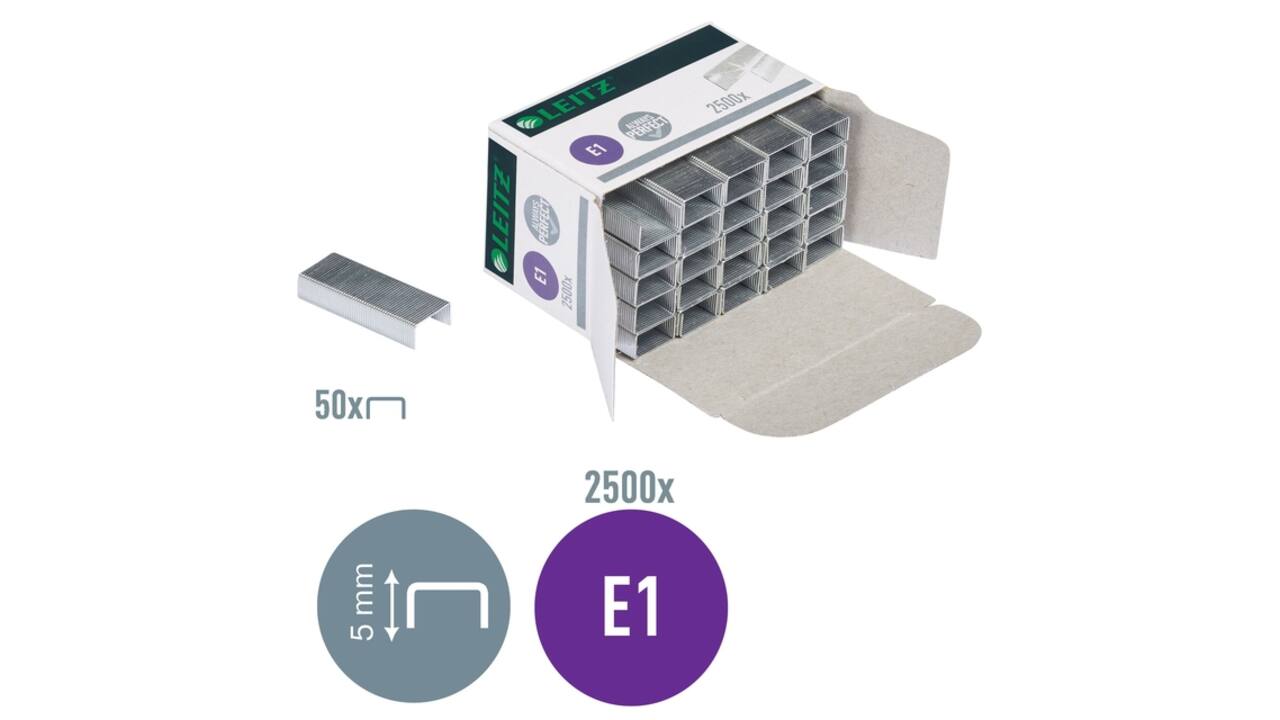 Nieten Leitz E1 verzinkt 2500 stuks