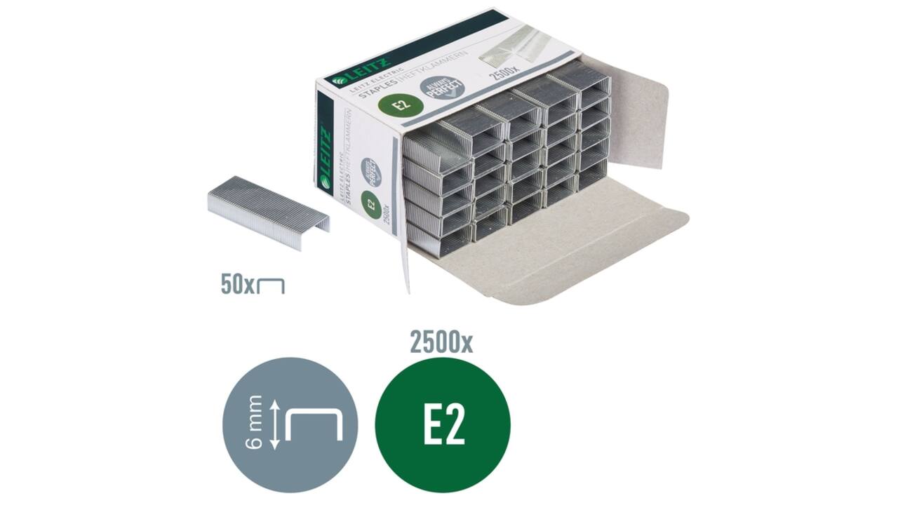 Nieten Leitz E2 verzinkt 2500 stuks