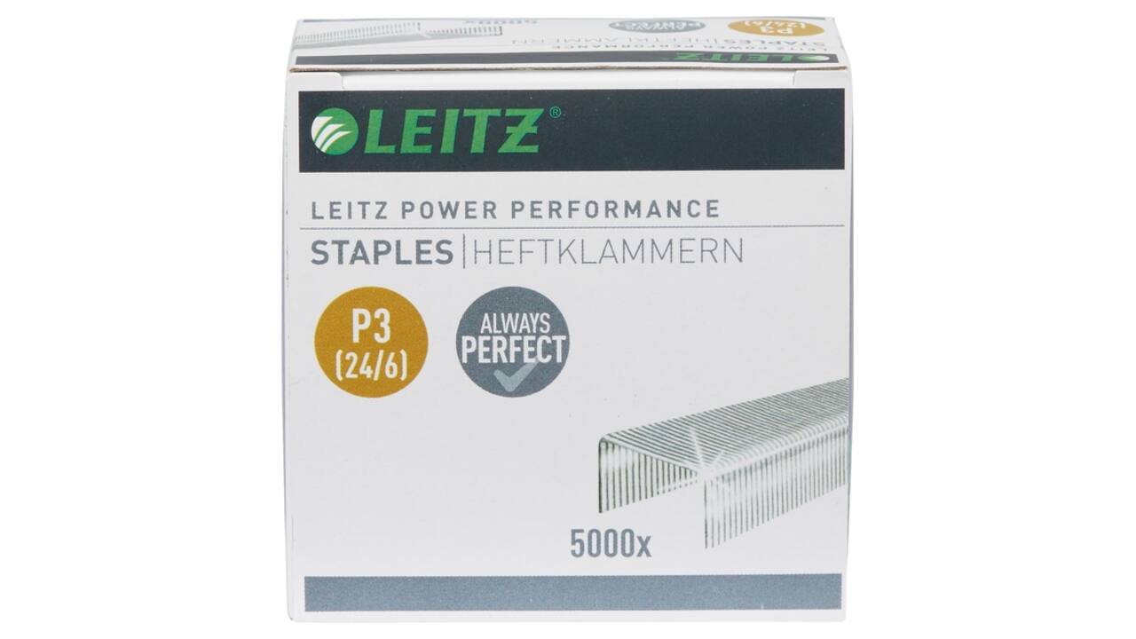 Nieten Leitz P3 24/6 verzinkt 5000 stuks