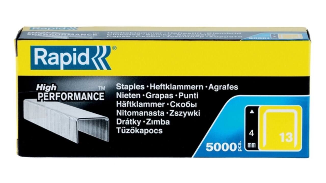 Nieten Rapid 13/4 gegalvaniseerd standaard 5000 stuks