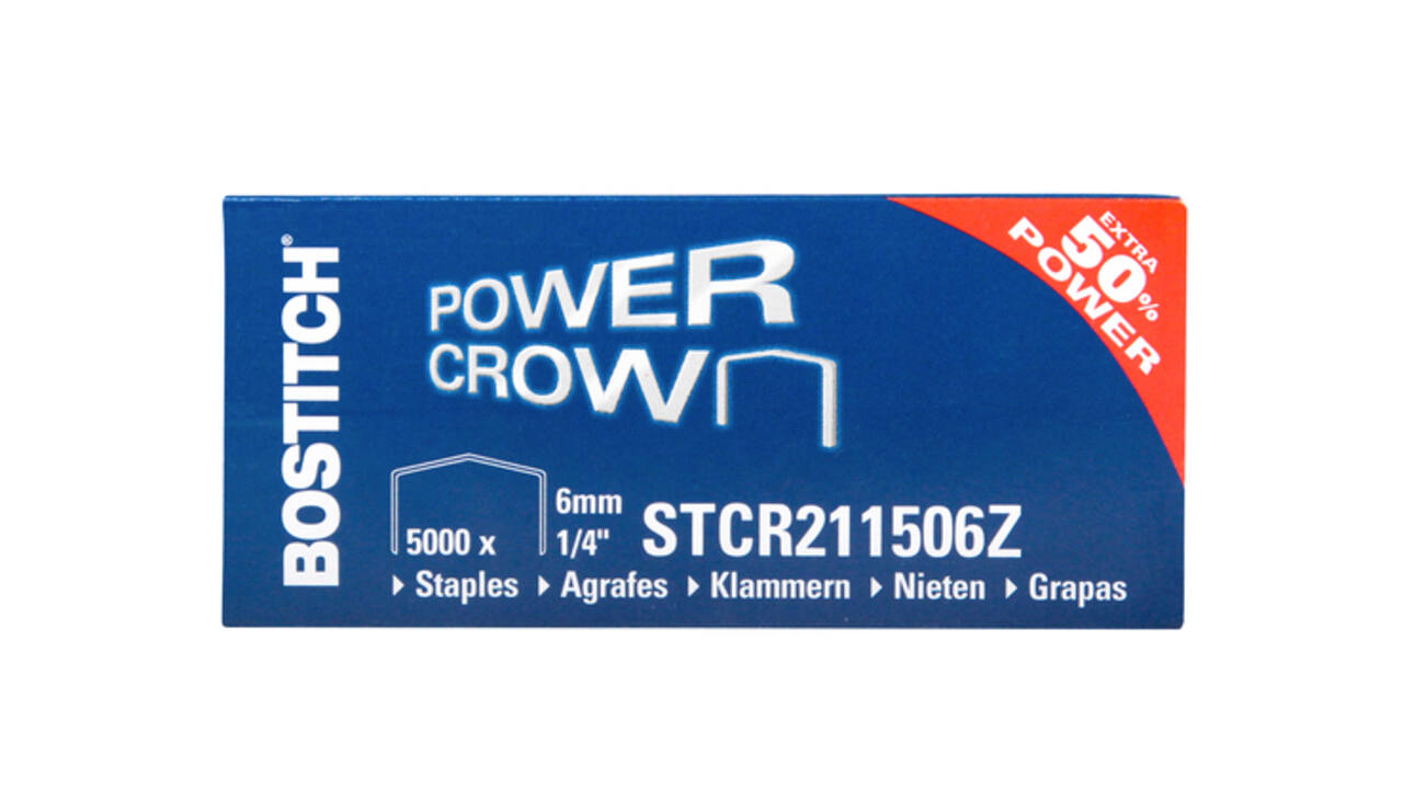 Nieten Bostitch B8 staal STRC2115 6mm gebogen rug 5000 stuks