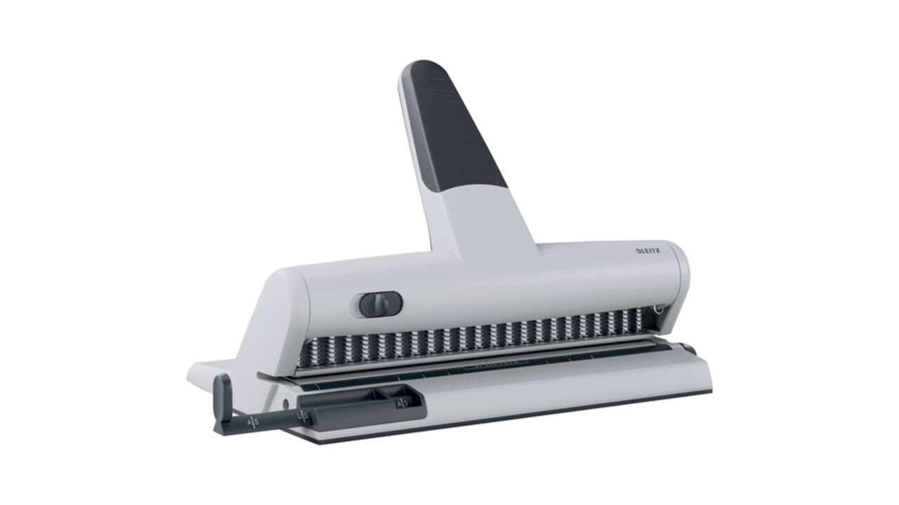 Perforator Leitz 5115 heavy duty 23 gaats zilver