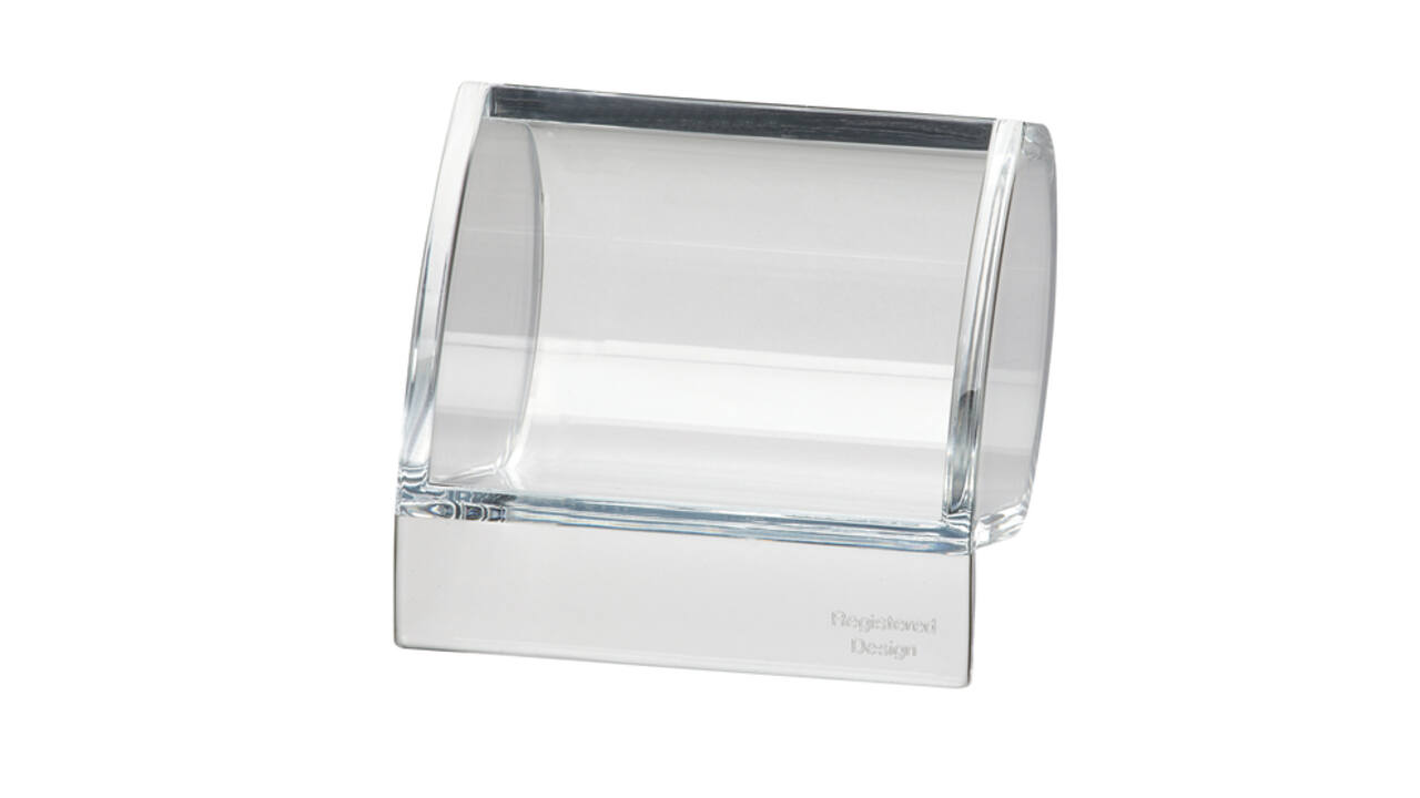 Papercliphouder MAUL 87x77x65mm acryl