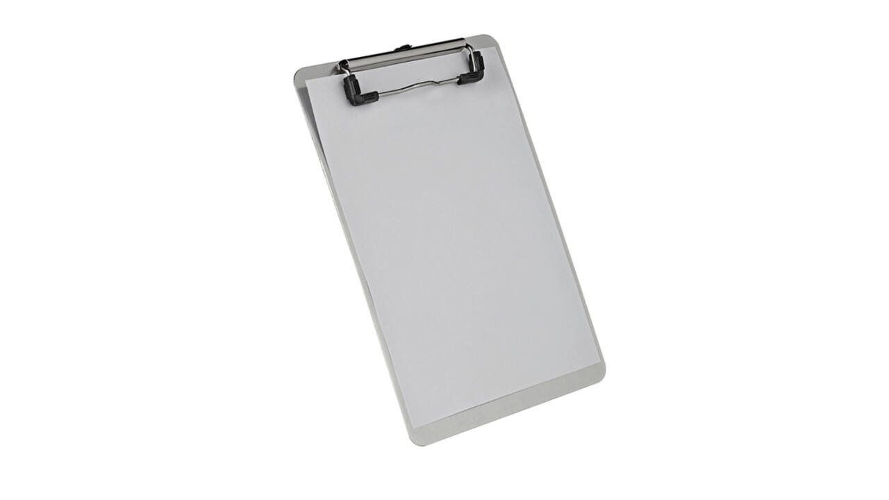 Klembord MAUL A5 staand aluminium