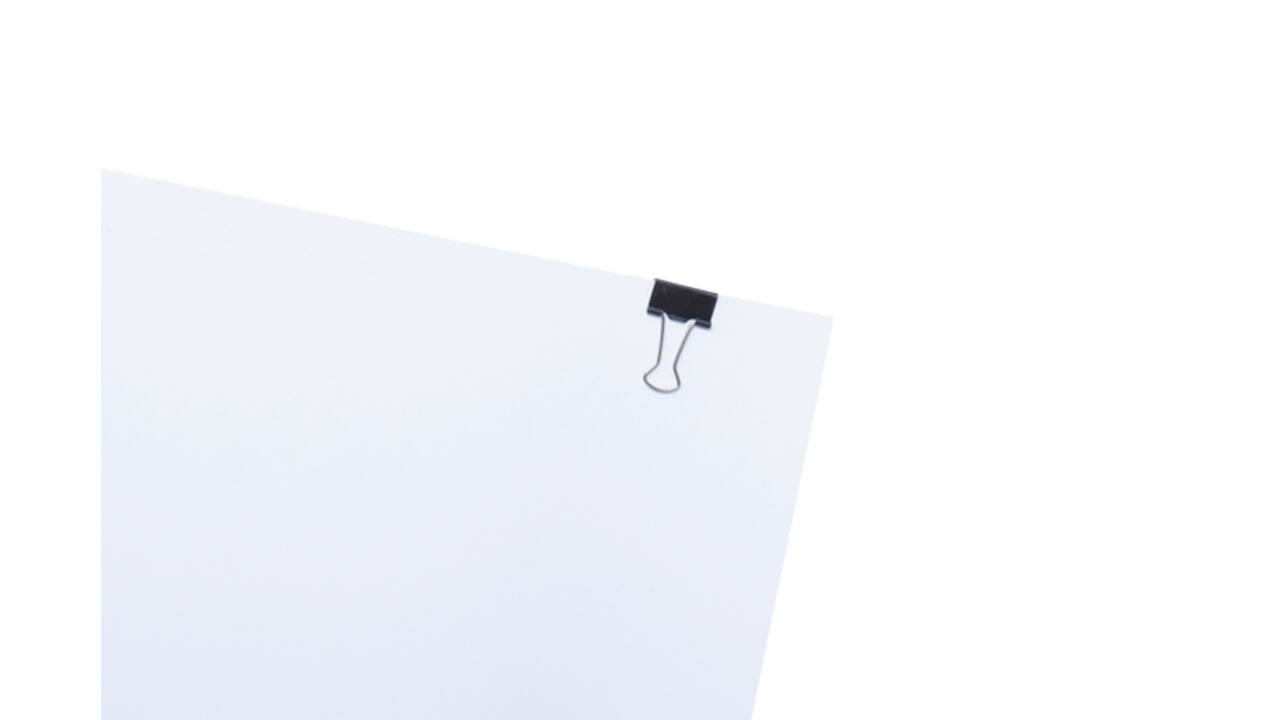 Papierklem MAUL 213 foldback 13mm zwart 12 stuks