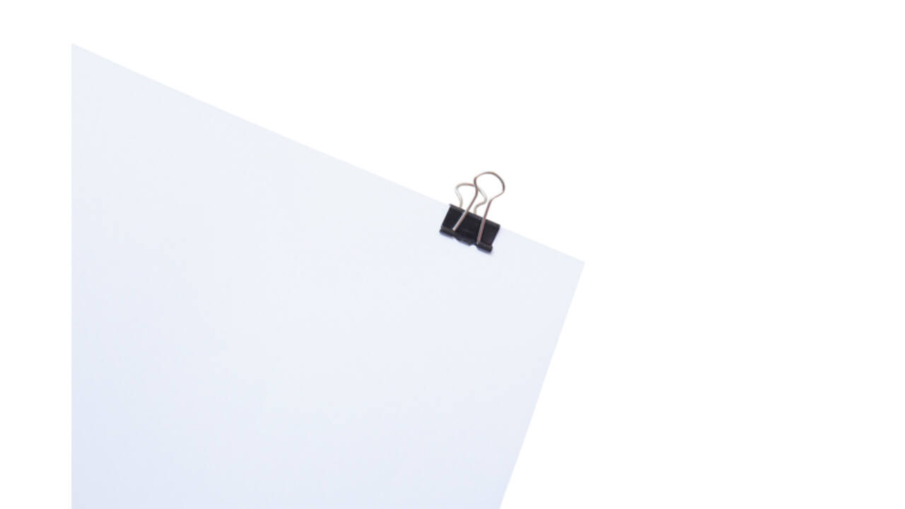 Papierklem MAUL 213 foldback 19mm zwart 12 stuks