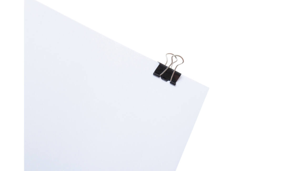 Papierklem MAUL 213 Foldback 25mm zwart 12 stuks