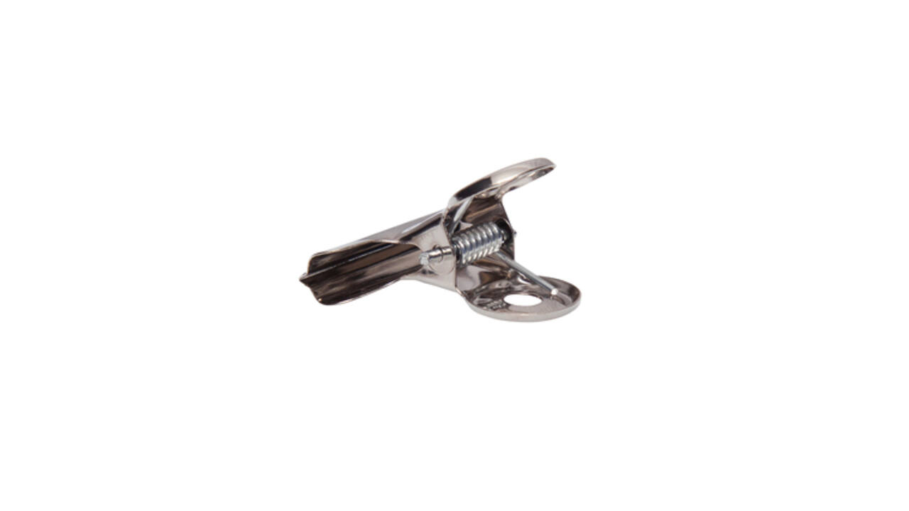 Papierklem MAUL Bulldog 30mm capaciteit 10mm zilver 10 stuks