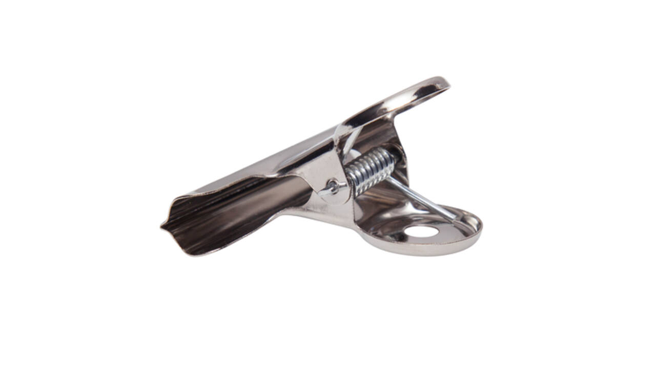 Papierklem MAUL Bulldog 50mm capaciteit 20mm zilver 10 stuks