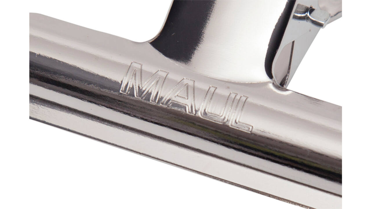Papierklem MAUL Bulldog 70mm capaciteit 40mm zilver 5 stuks