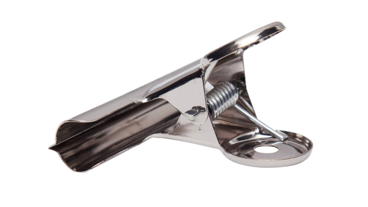 Papierklem MAUL Bulldog 70mm capaciteit 40mm zilver 5 stuks