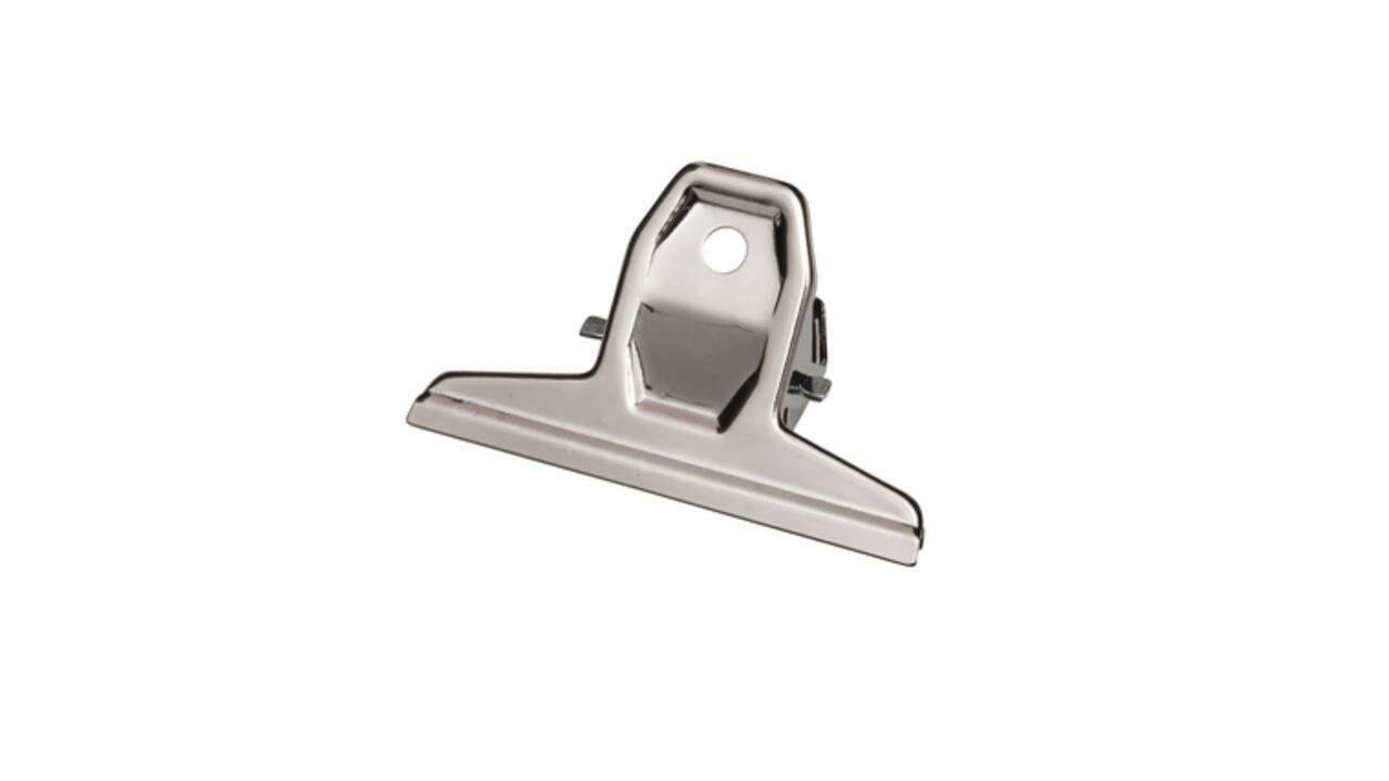 Papierklem MAUL Pro 75mm capaciteit 20mm zilver 2 stuks