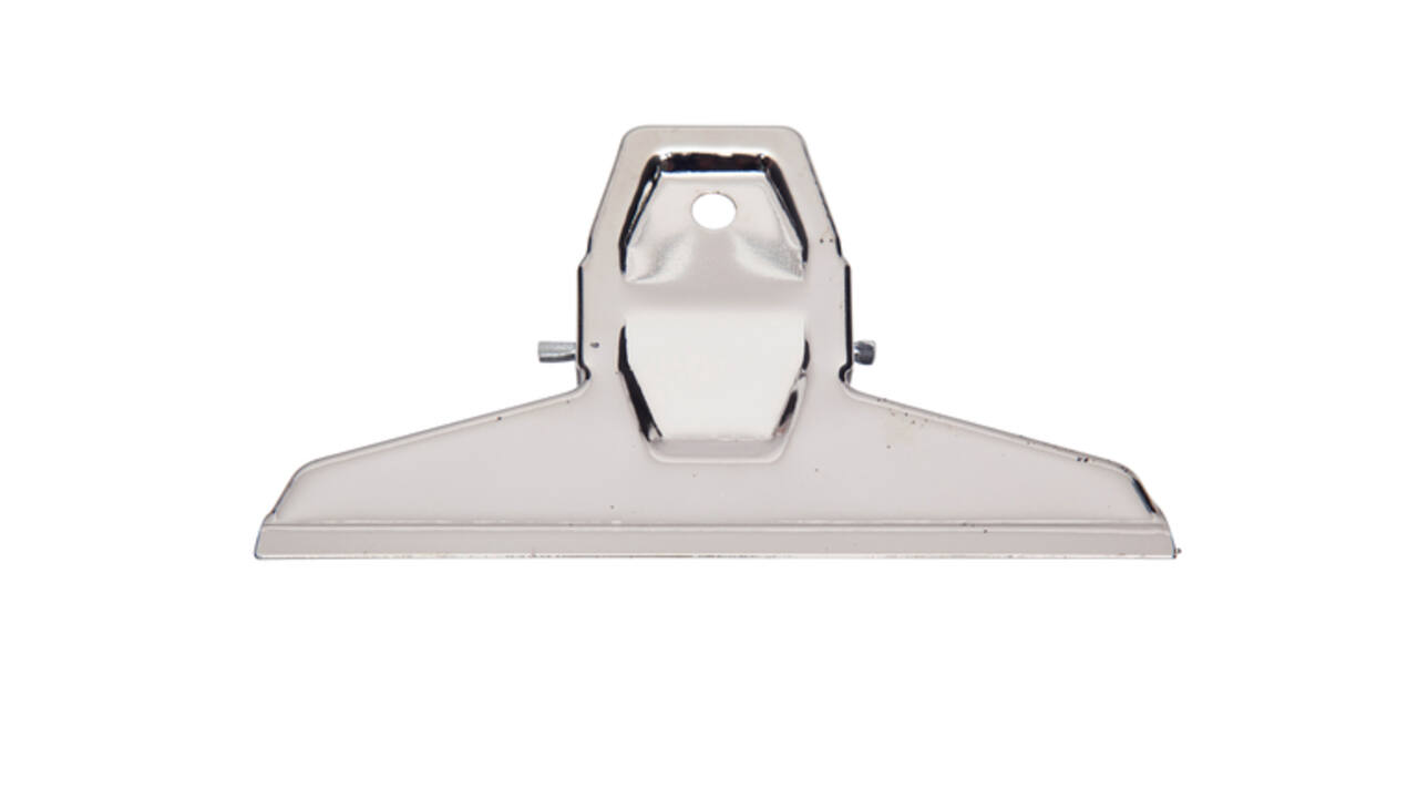 Papierklem MAUL Pro 125mm capaciteit 30mm zilver