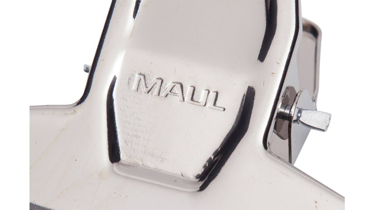 Papierklem MAUL Pro 125mm capaciteit 30mm zilver