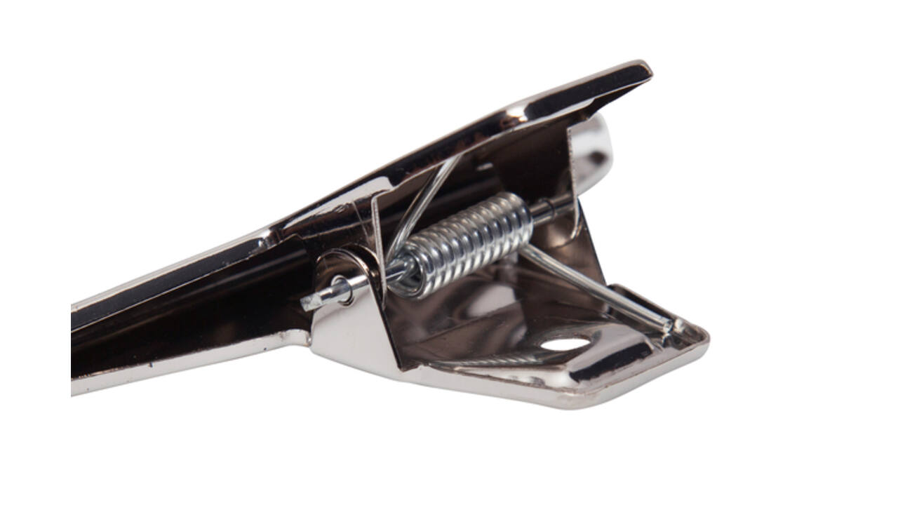 Papierklem MAUL Pro 125mm capaciteit 30mm zilver