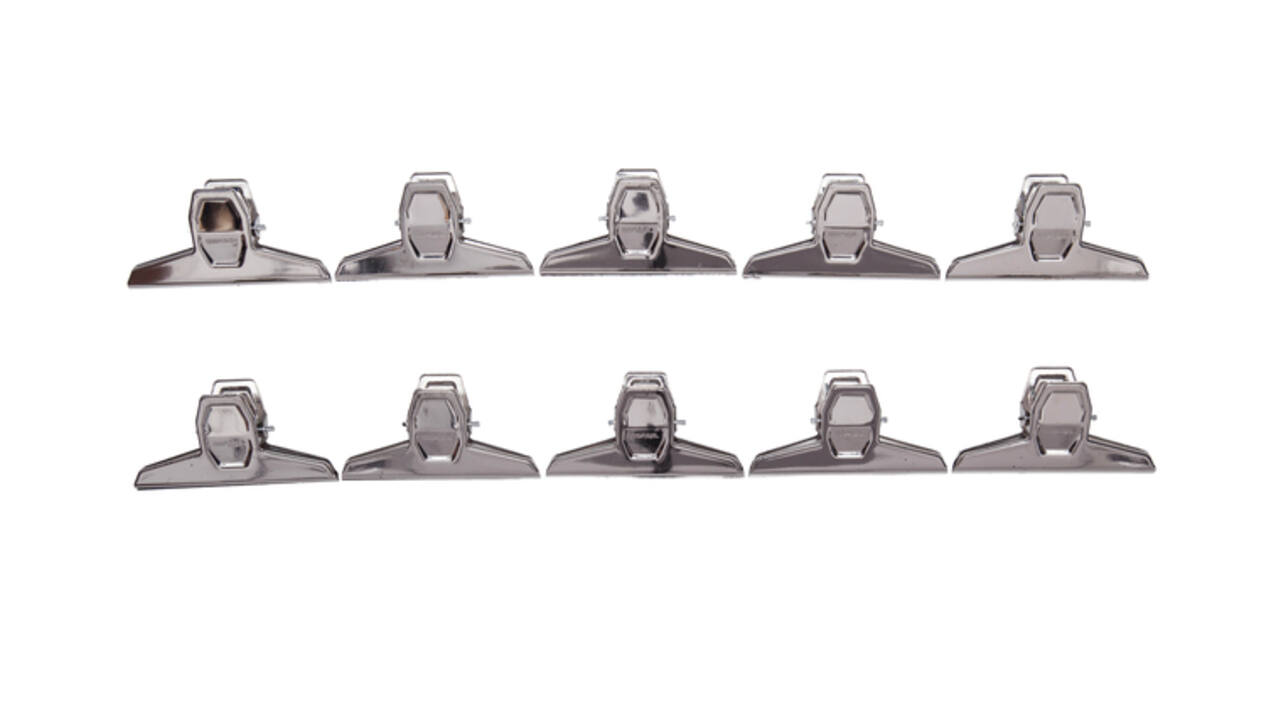 Papierklem MAUL Pro 125mm capaciteit 30mm zilver