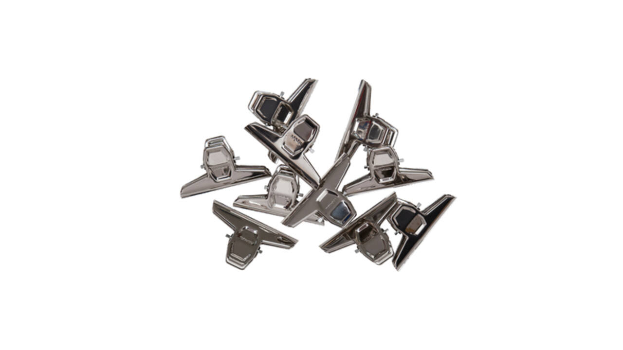 Papierklem MAUL Pro 95mm capaciteit 25mm zilver