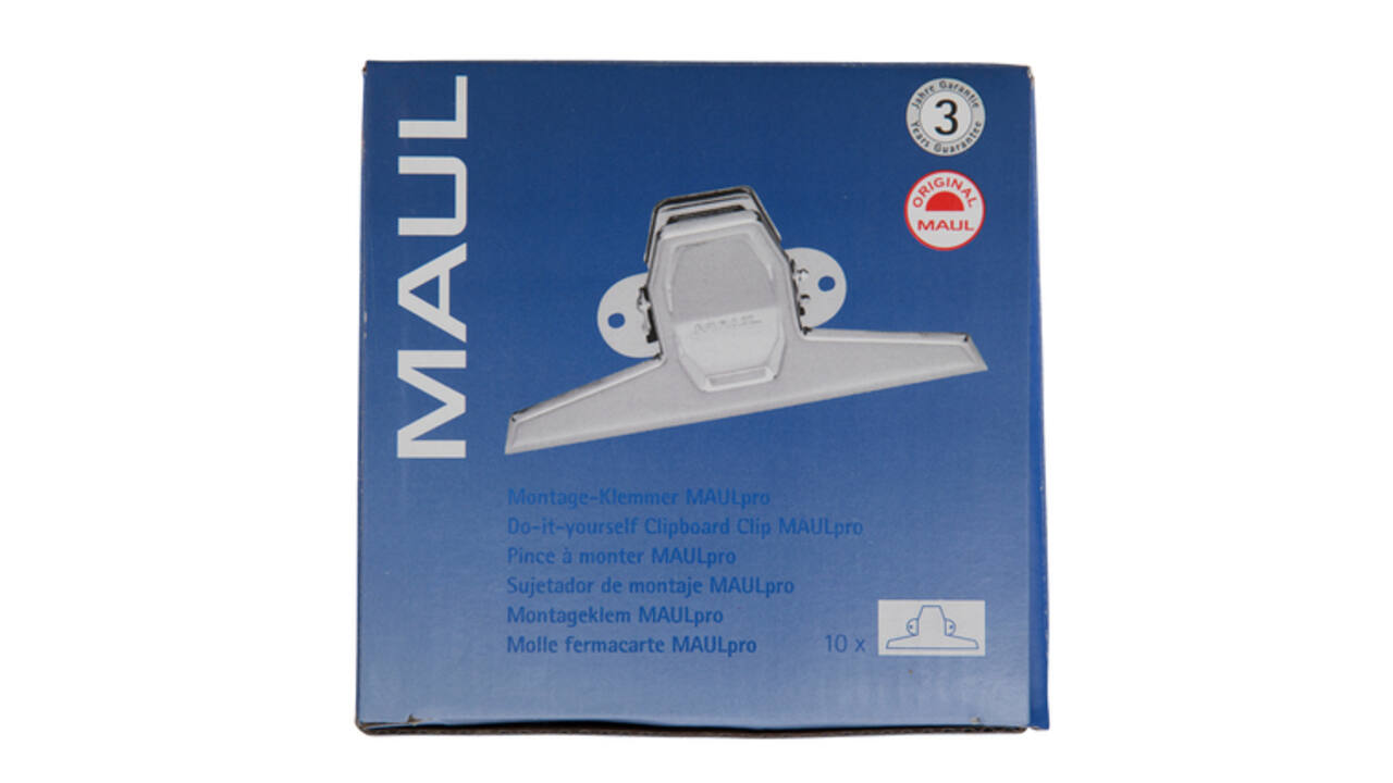Papierklem MAUL Pro 125mm zilver