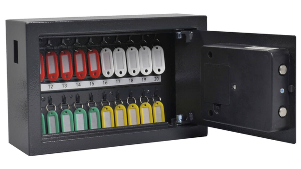 Sleutelkast Pavo High security 20 haken 200x310x100mm