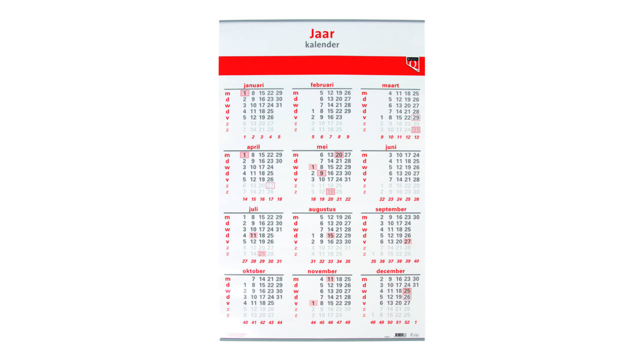 Jaarkalender 2027 Quantore