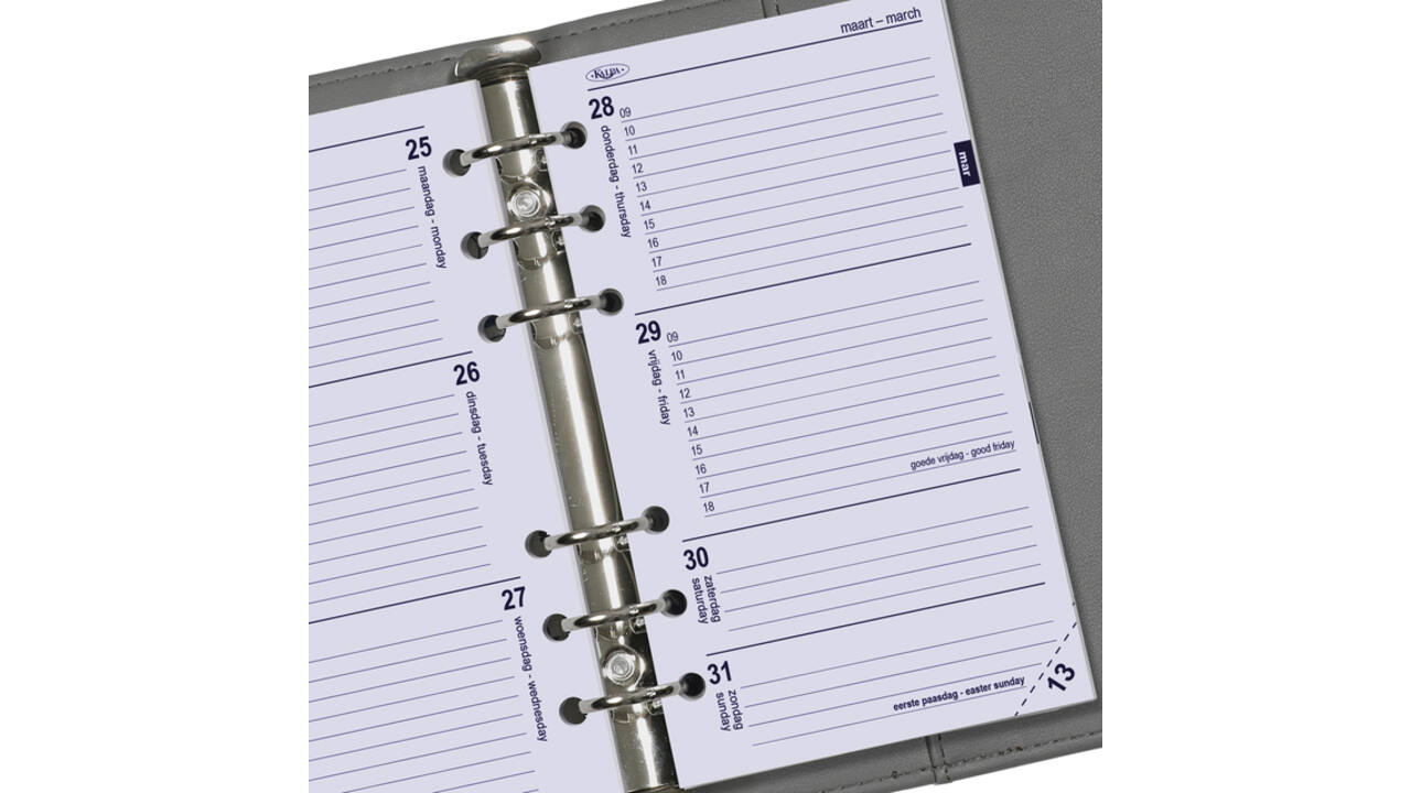 Agendavulling 2027 Kalpa Pocket 7dagen/2pagina's