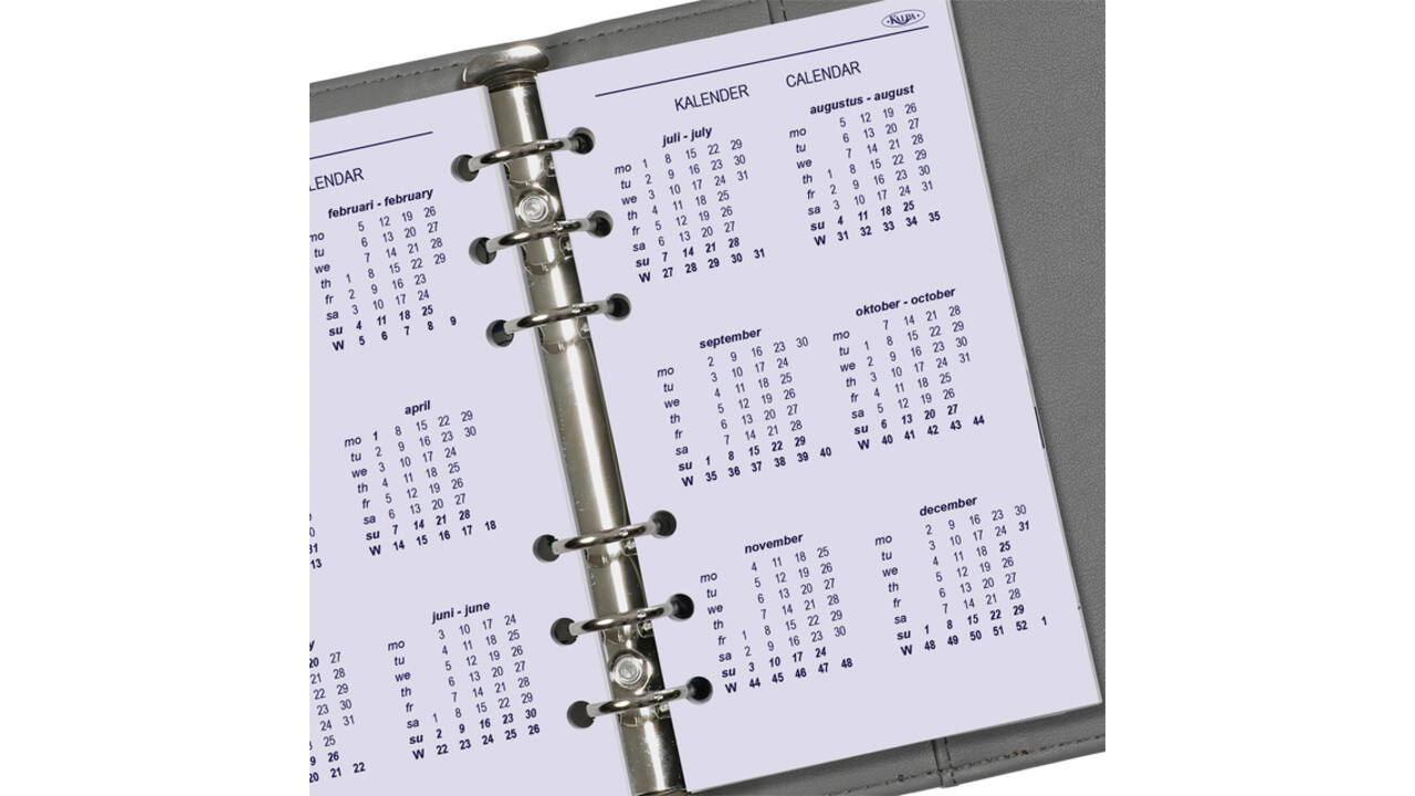 Agendavulling 2027 Kalpa Personal 7dagen/2pagina's