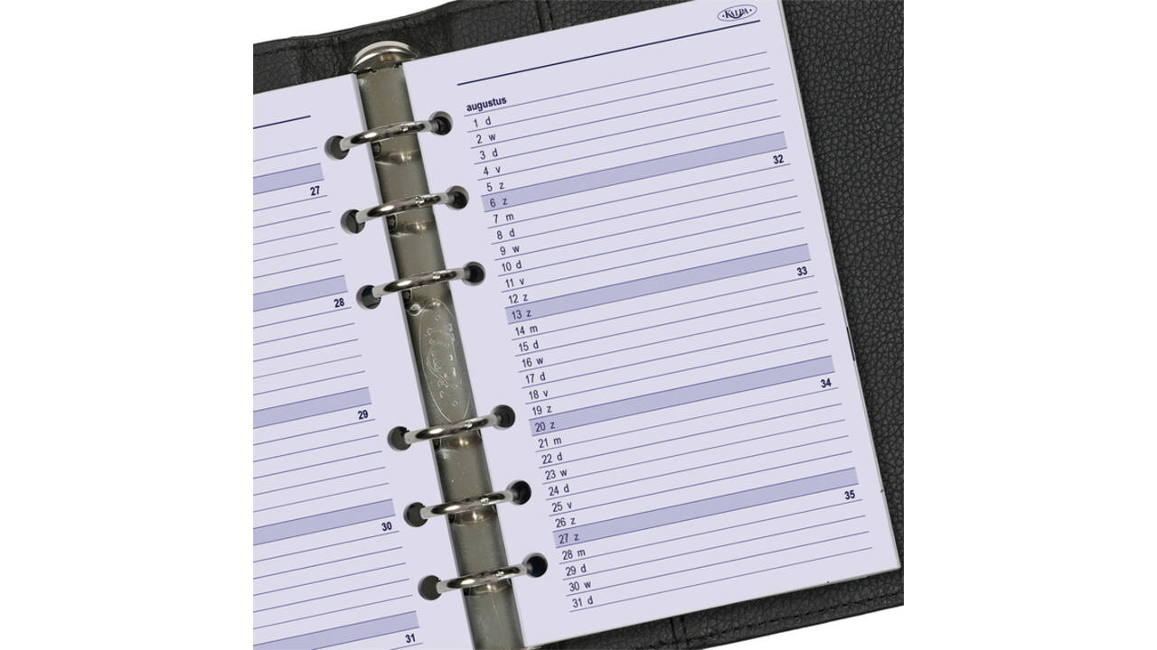 Agendavulling 2027 Kalpa Senior 1dag/1pagina